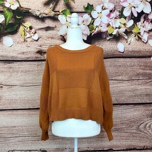 Dreamers by Debut Women’s Viscose Minimal Style Casual Roasted Pecan Sweater